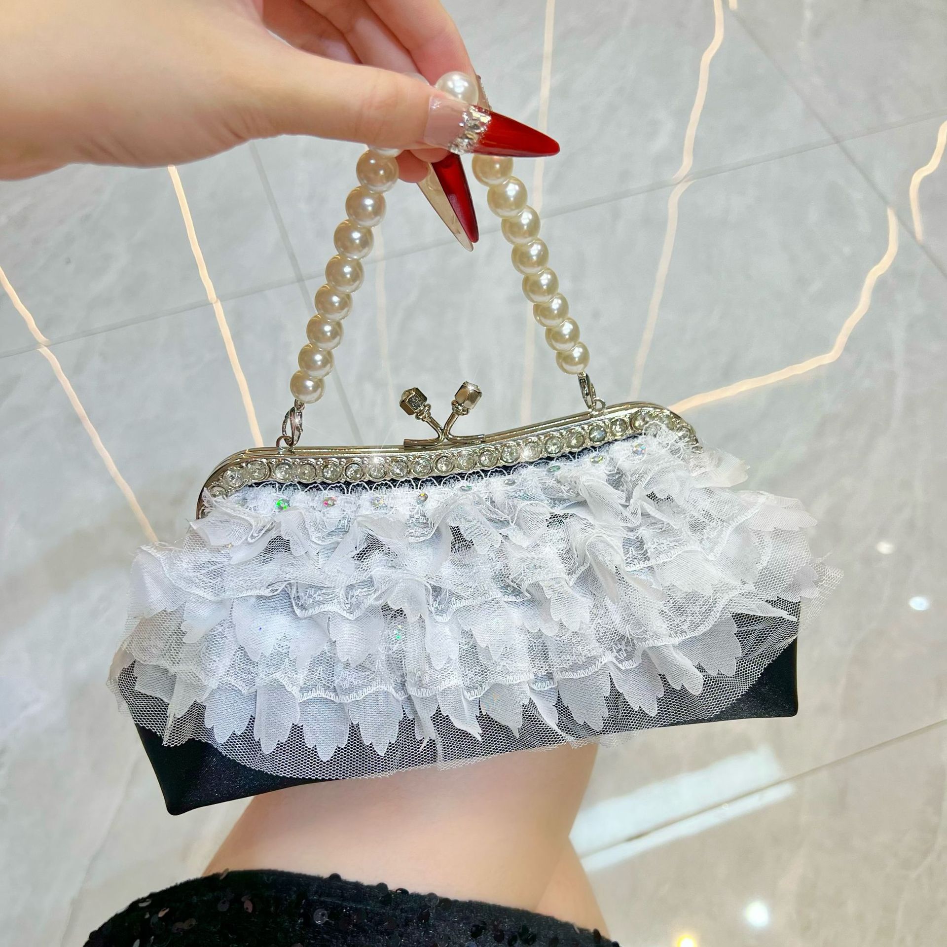 Women'S Evening Bags - Tas Malam Wanita Tas Tangan Rantai