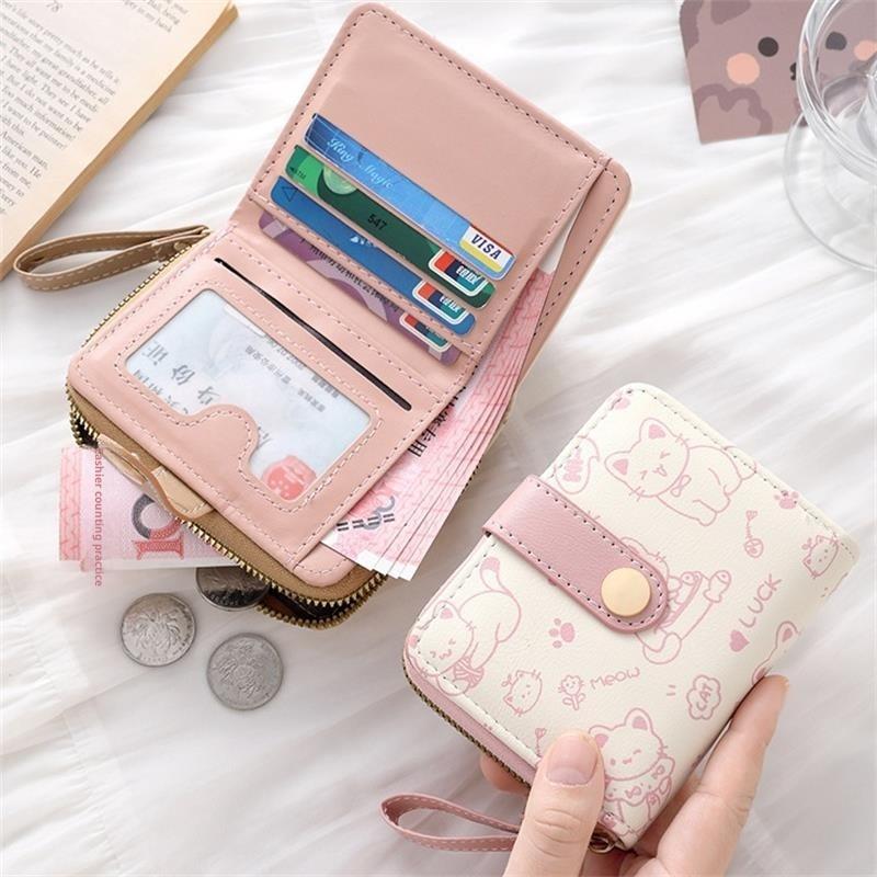 Women Bags Flipkart - Dompet Koin Kulit PU Kucing Lucu