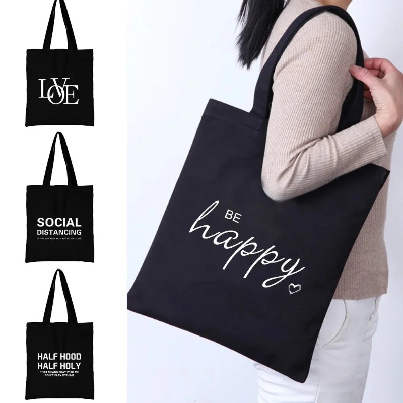 Women'S Xl Bags - Tas Bahu Kapasitas Besar Hitam Gambar