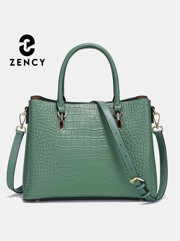 Women Bags Green - Tas Tangan Wanita Zency dari Kulit