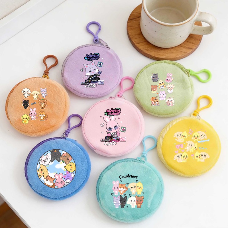 Women Bags With Wallet - Kpop ATEEZ Dompet Koin Idola Gantungan