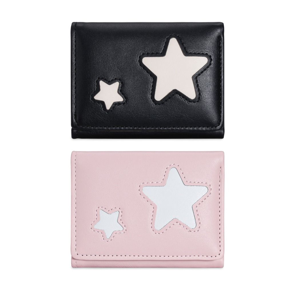 Women Bags Flipkart - Dompet Pendek Bintang Warna Solid Modis