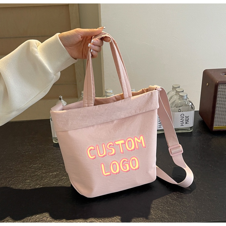 Women Bags Logo - Tas Tote Nylon Cetak Logo Kustom
