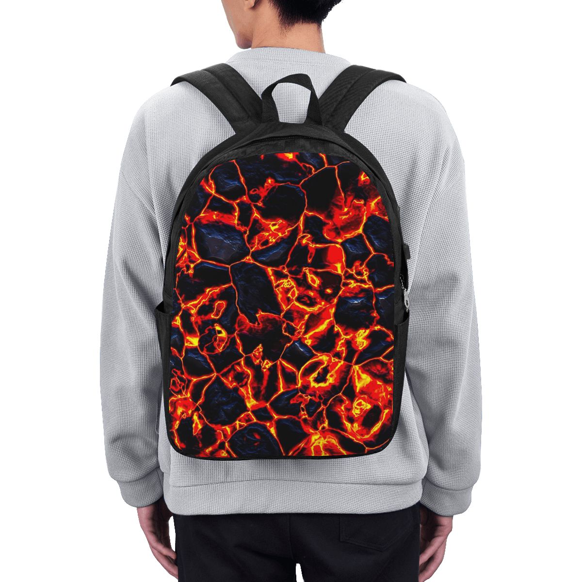 Woman In Bag - Tas Ransel Magma Volcano Lava Fire,