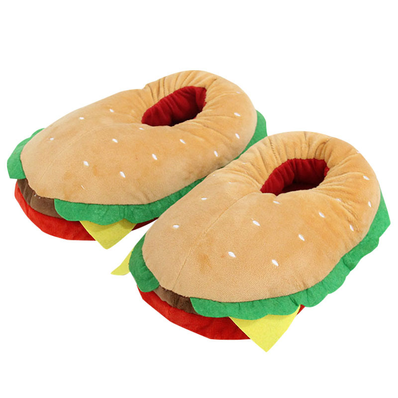 Women Bags New - Sandal Rumah Wanita Motif Hamburger Kartun