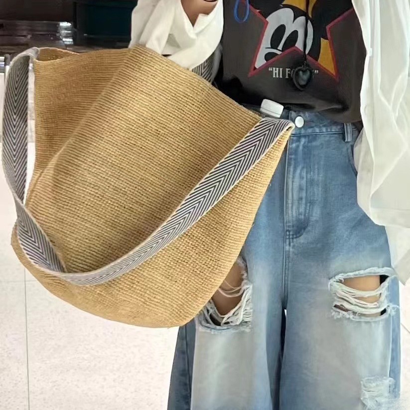 Women'S Raffia Bags - Tas Jerami Rafia Musim Panas Tas