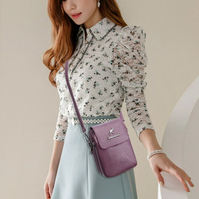 Women'S Kangaroo Bags - Tas Selempang Wanita Vintage dari Kulit