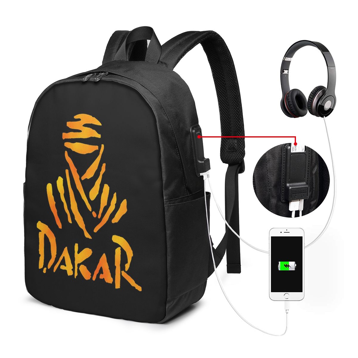 Woman In Bag - Dakar Rally Tas Ransel Motor Tas