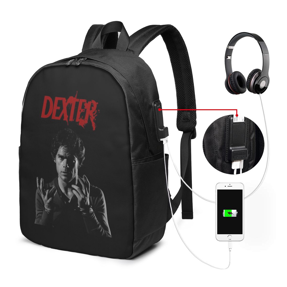 Woman In Bag - Tas Ransel Film Dexter Morgan Tas