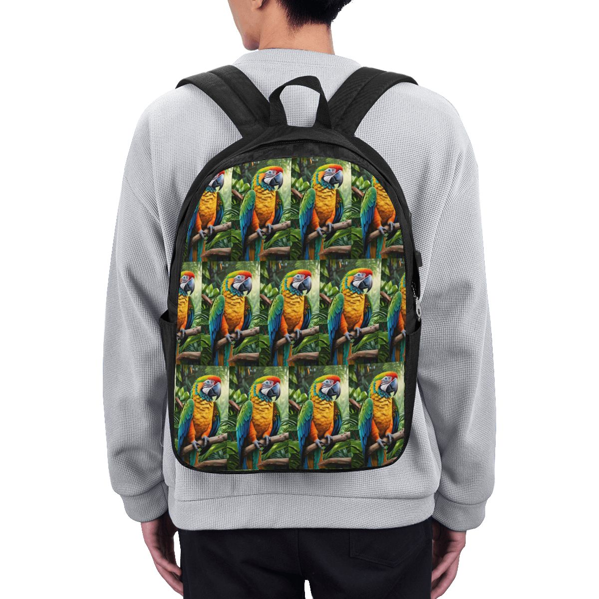 Woman In Bag - Tas Ransel Burung Beo Macaw Lucu
