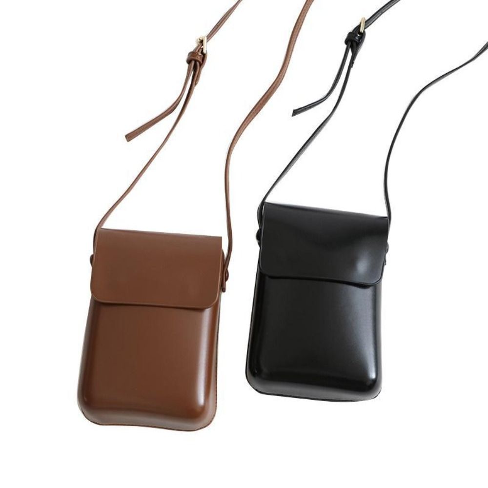 Women Bags With Wallet - Tas Selempang Kulit PU dengan Penutup,