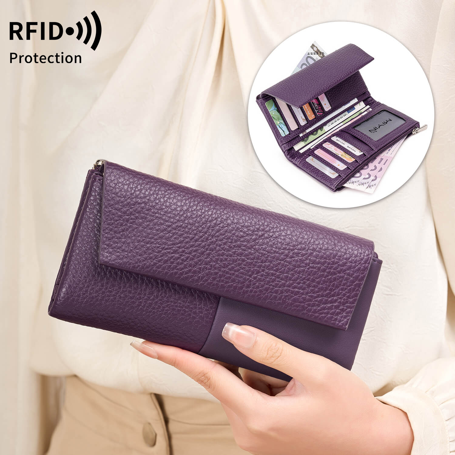 Women Bags Flipkart - Dompet Wanita Stylish Kulit PU Lembut,