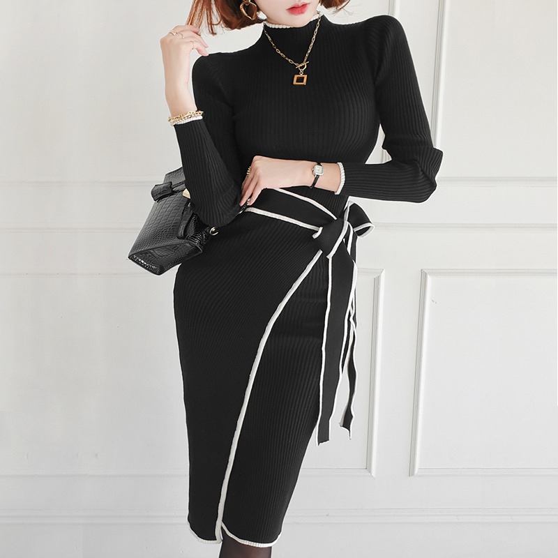 Gaun Sweater Rajut Benang Inti - Women Bags Ru ulasan dan harga