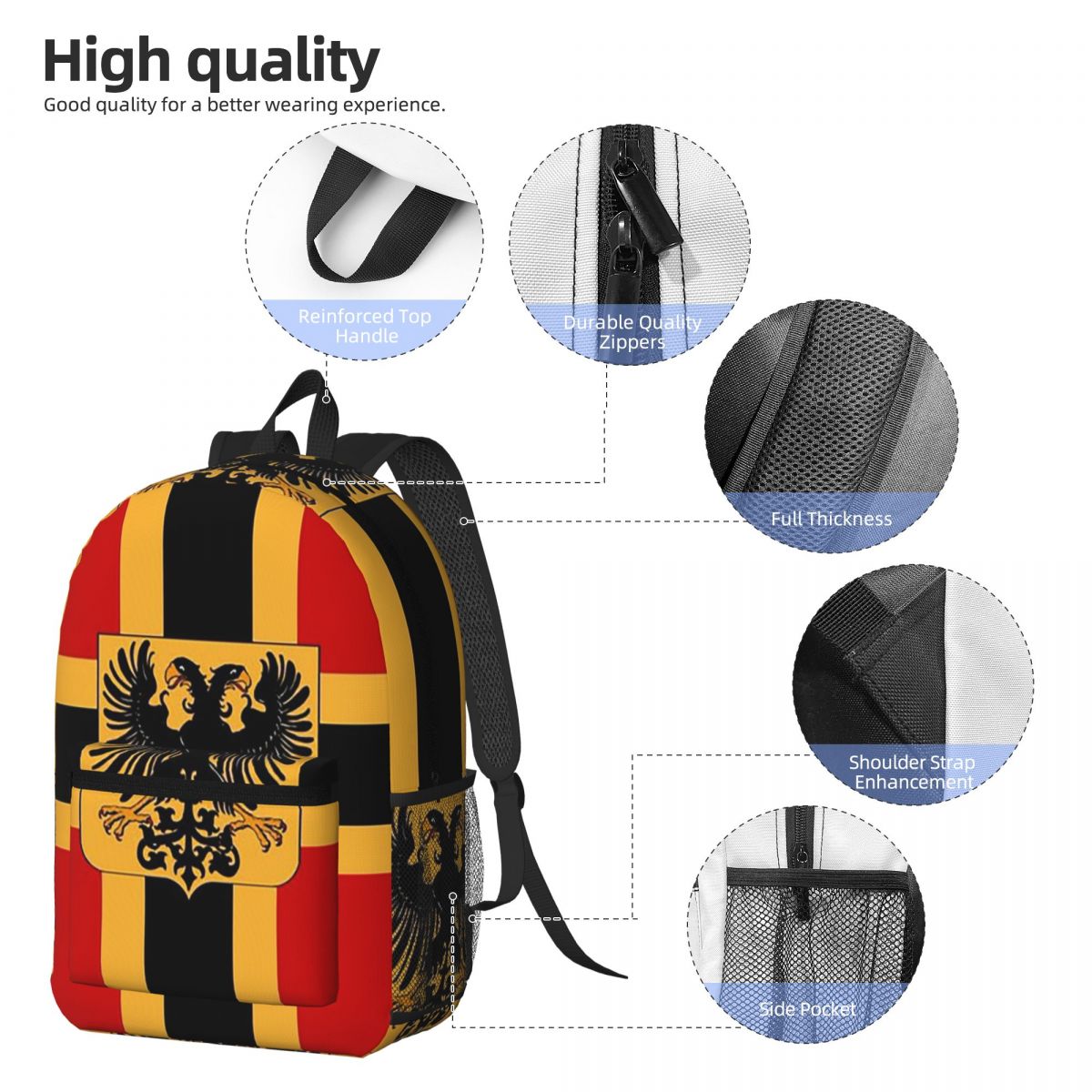 Ransel Bendera Kekaisaran Jerm - Women Bags Germany ulasan dan harga