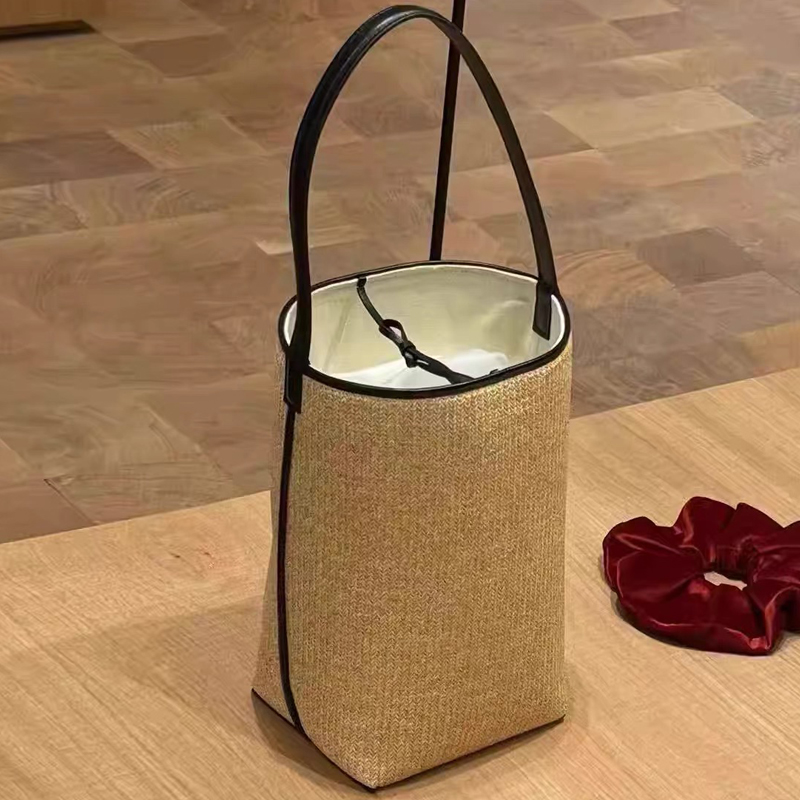 Tas Pantai Kecil Rajut Rafia U - Women'S Raffia Bags ulasan dan harga