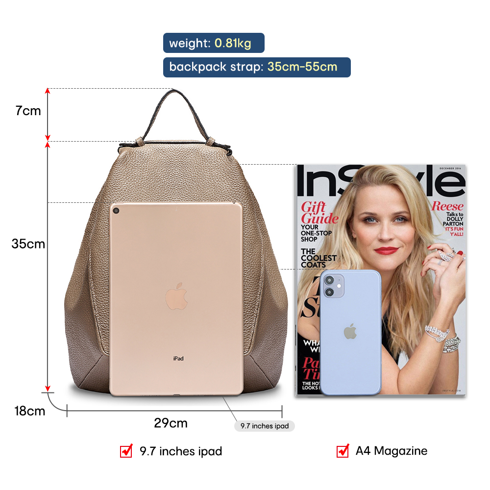 Zency Ransel Anti Maling Kulit - Women'S Xl Bags ulasan dan harga
