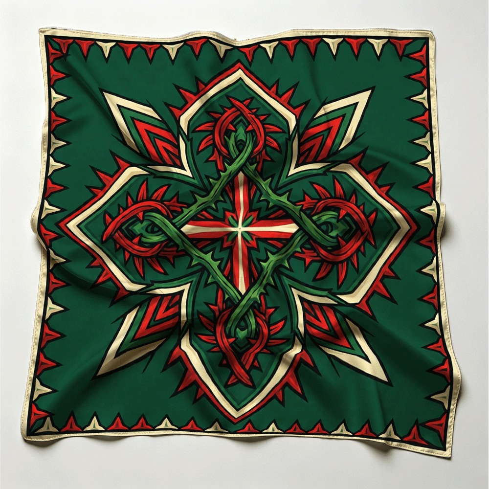 Motif sulur berduri merah dan  - Women Bags Green ulasan dan harga