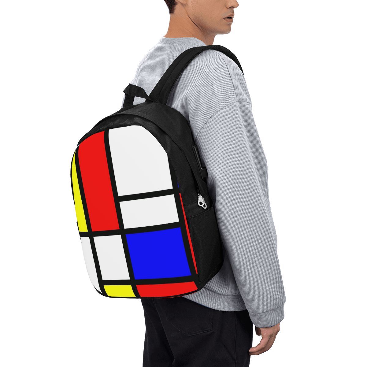 Piet Mondrian Composition Back - Woman In Bag ulasan dan harga
