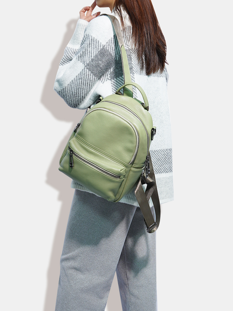 Zensi tas punggung kulit wanit - Women Bags Green ulasan dan harga