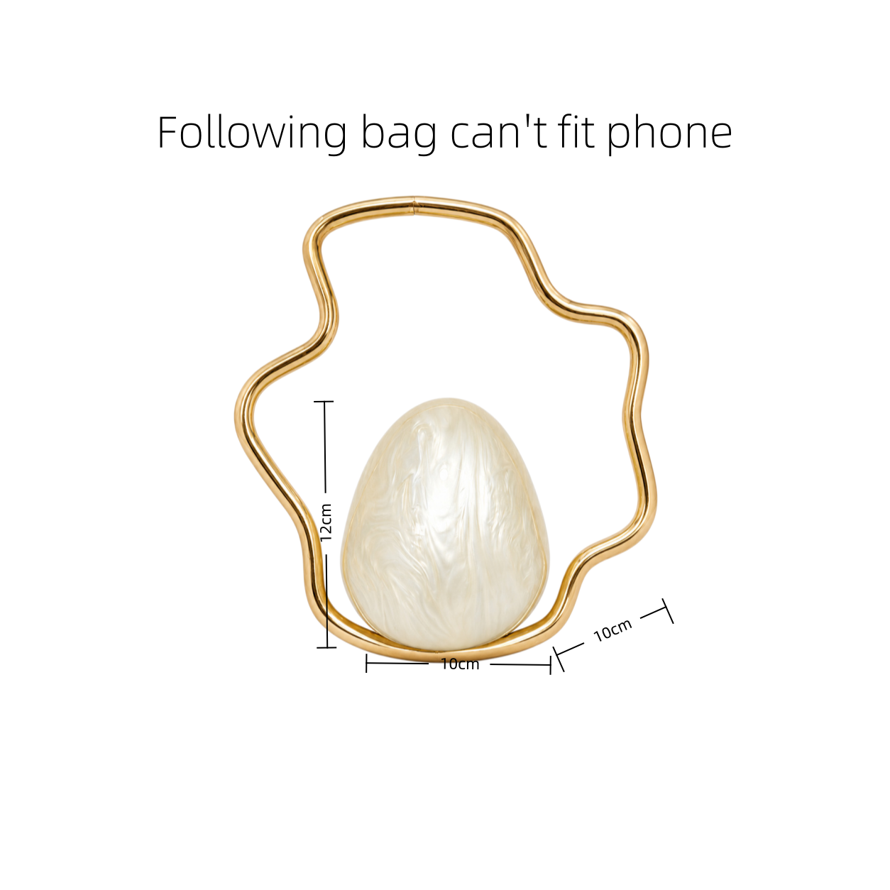 Tas Mini Akrilik Bentuk Telur  - Women'S Evening Bags ulasan dan harga
