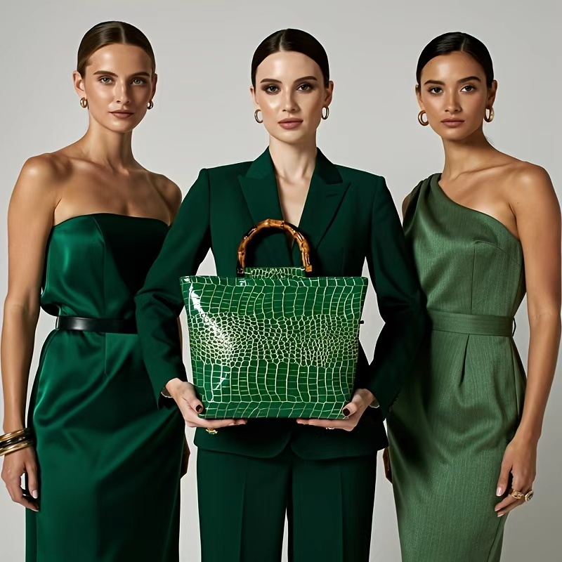 Tas jinjing wanita berbahan ku - Women Bags Green ulasan dan harga