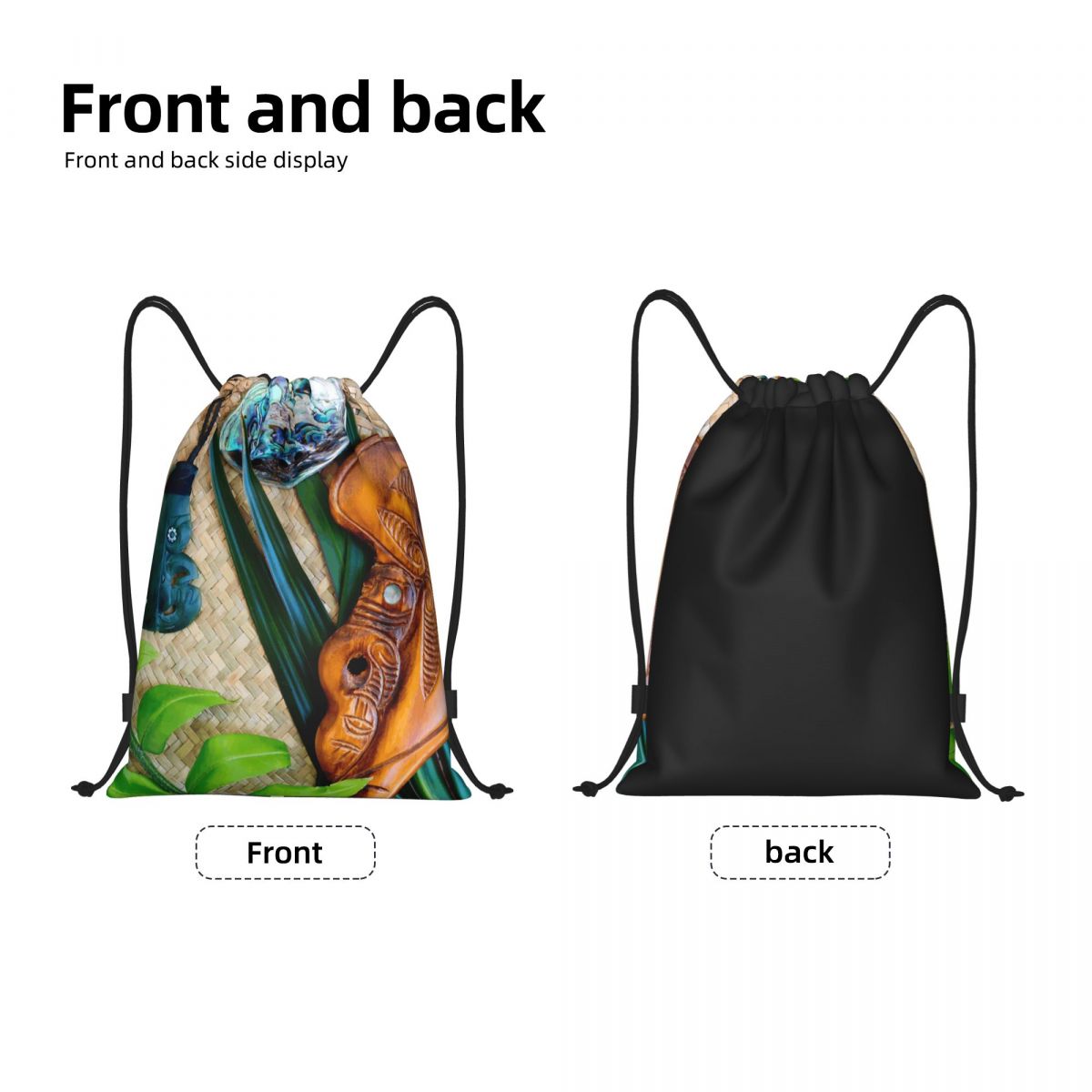NZ Maoris Theme Drawstring Bag - Women Bags Nz ulasan dan harga
