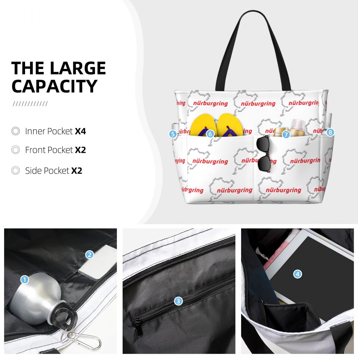 Tas Tote Pantai Race Track Jer - Women Bags Germany ulasan dan harga