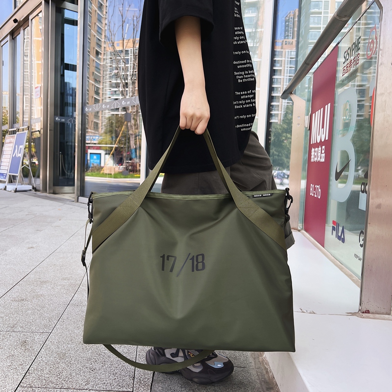 Tas Tote Besar Nilon Anti-sobe - Women Bags Green ulasan dan harga