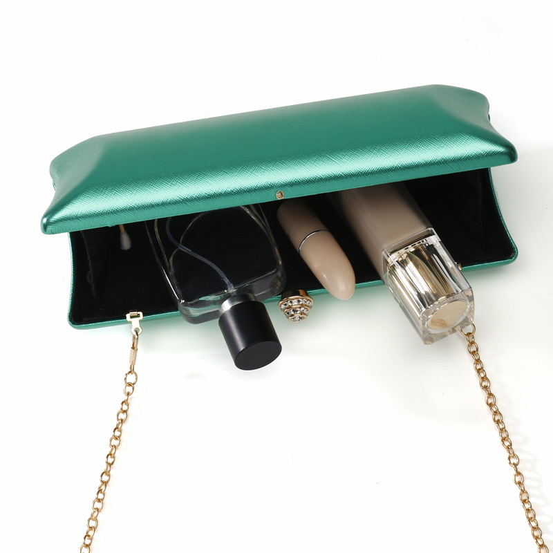 Tas Malam Kotak Panjang Klasik - Women Bags Green ulasan dan harga