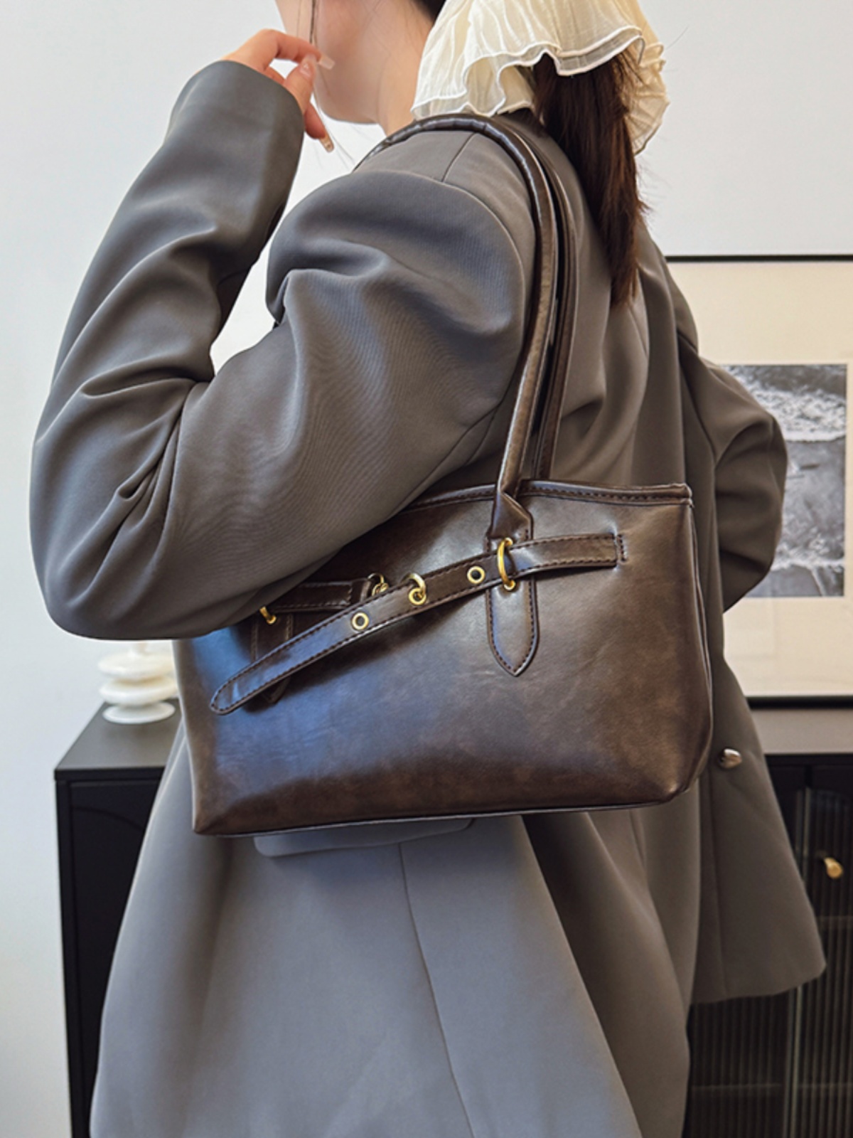Tas Selempang Retro Berkapasit - Women'S Elle Bags ulasan dan harga