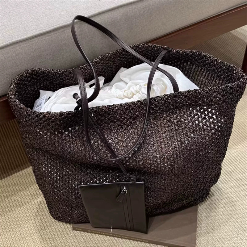 Tas Pantai Bohemian Raffia Bar - Women'S Raffia Bags ulasan dan harga