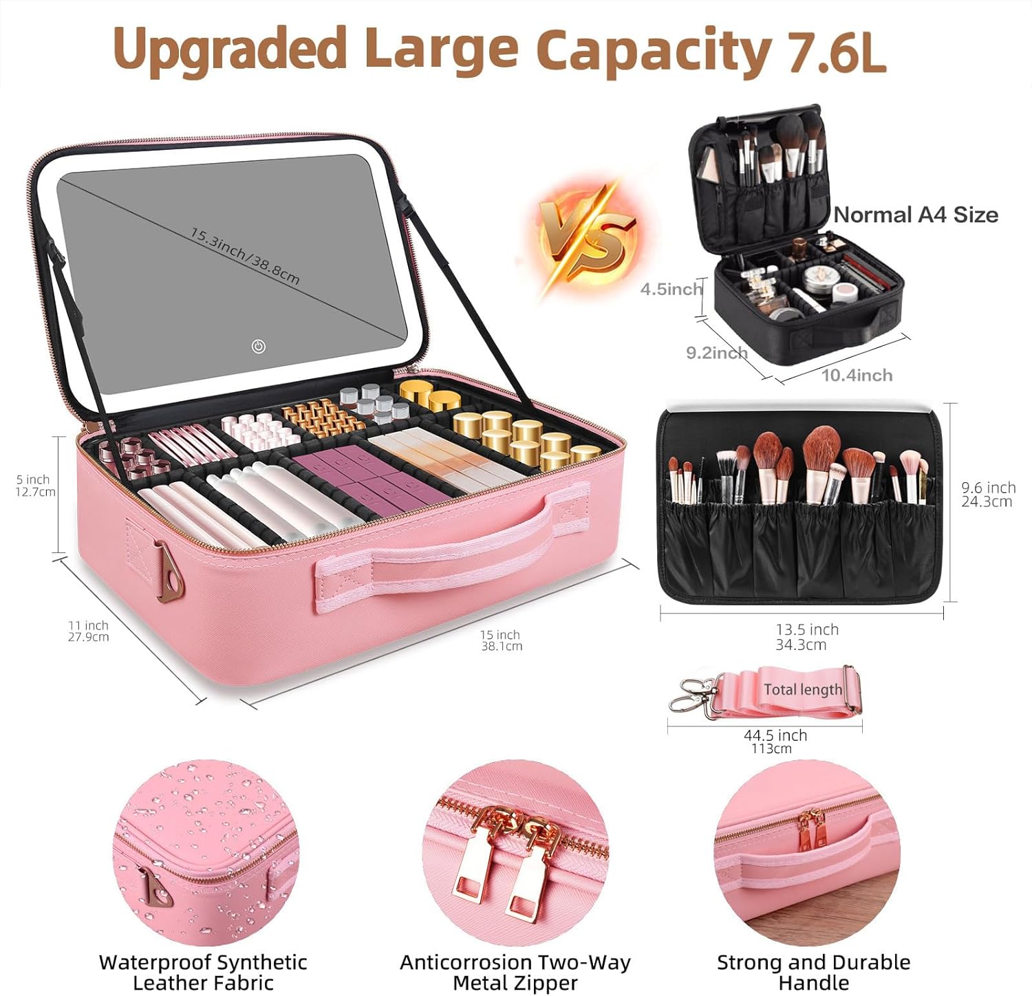 Tas Makeup Kapasitas Besar 15' - Women'S Xl Bags ulasan dan harga